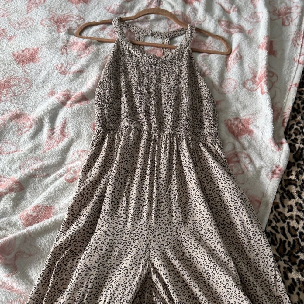 Jessica Simpson Black and White Patterned Jumpsuit - Picture 2 of 3